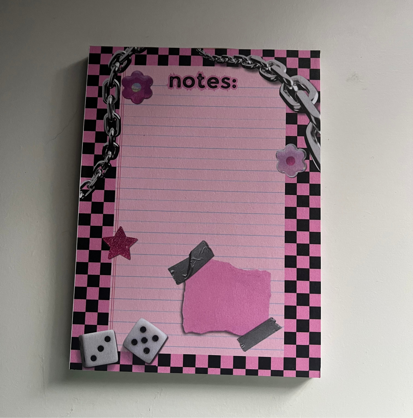 Grunge Girl Notepad