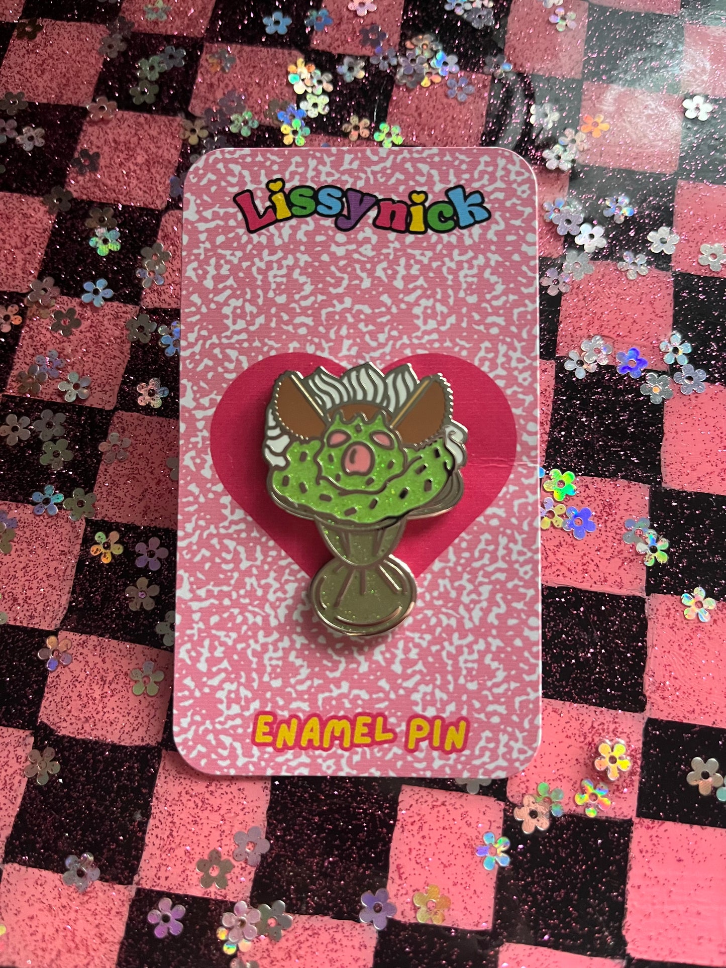 Monster Sundae Enamel Pin