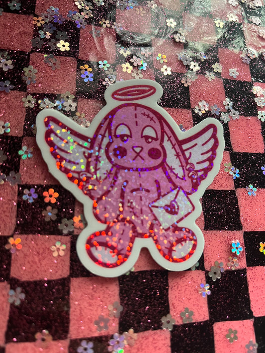 Fallen Angelz Bunny Vinyl Sticker