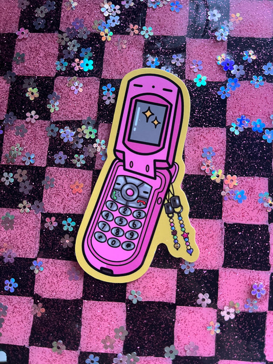 Flip Phone Sticker