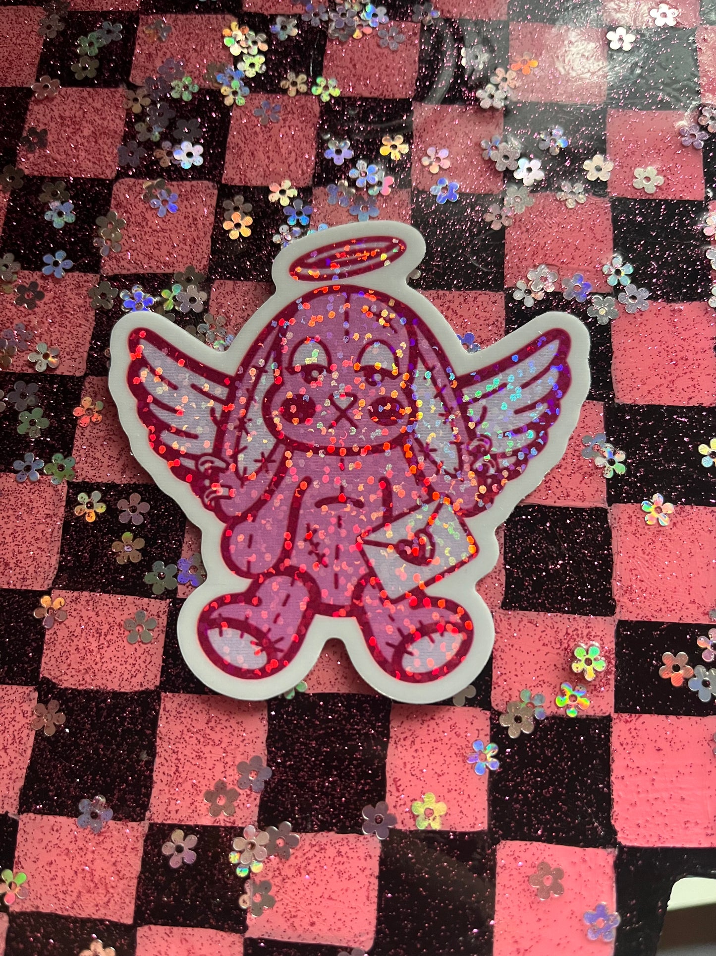 Fallen Angelz Bunny Vinyl Sticker