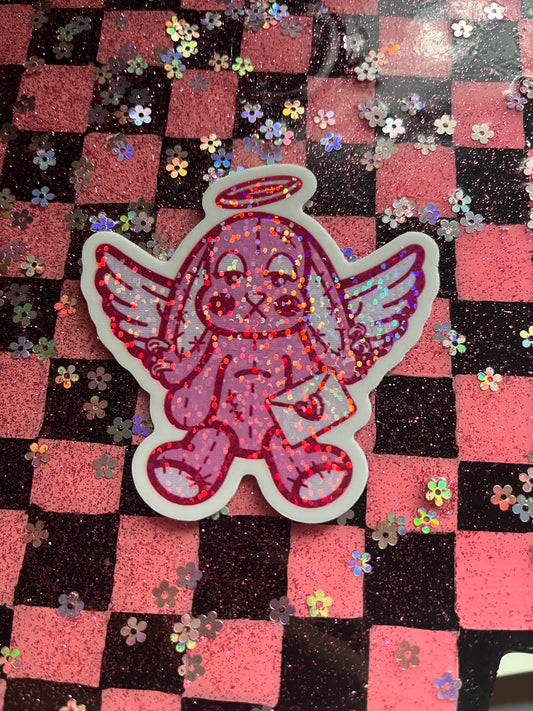 Fallen Angelz Bunny Vinyl Sticker