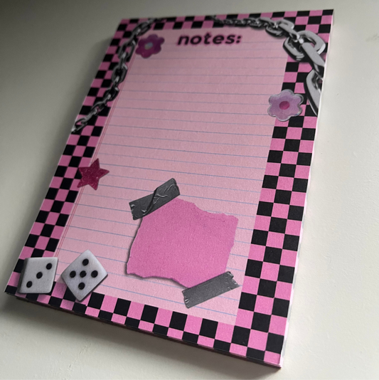 Grunge Girl Notepad